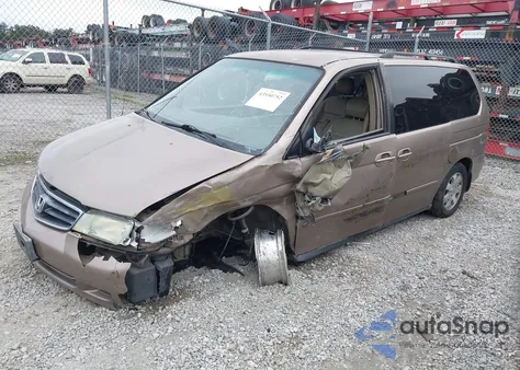 2004 Honda Odyssey Ex-L из США, поврежденный, VIN 5FNRL18974B001550